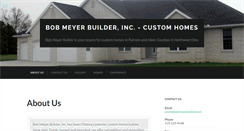Desktop Screenshot of bobmeyerbuilder.com